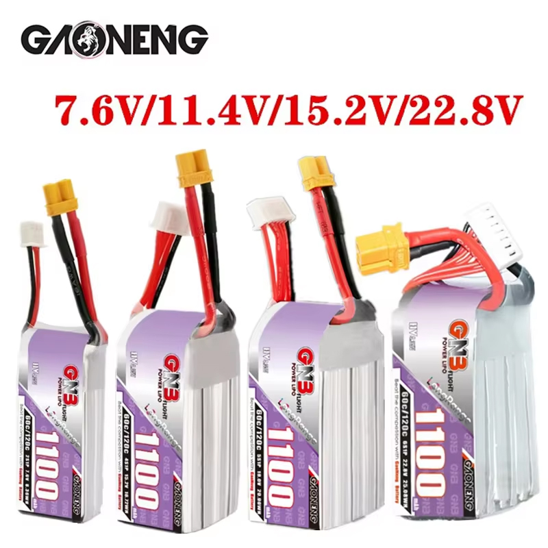 Rc Helicopter Parts - GNB 1100 mAh 2 S 3