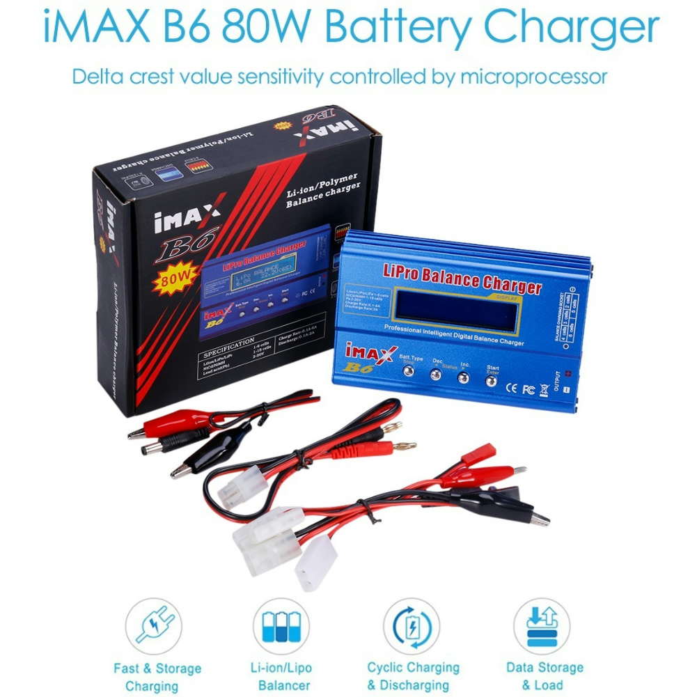 Rc Helicopter Electric - IMAX B6 80W RC pil şarj
