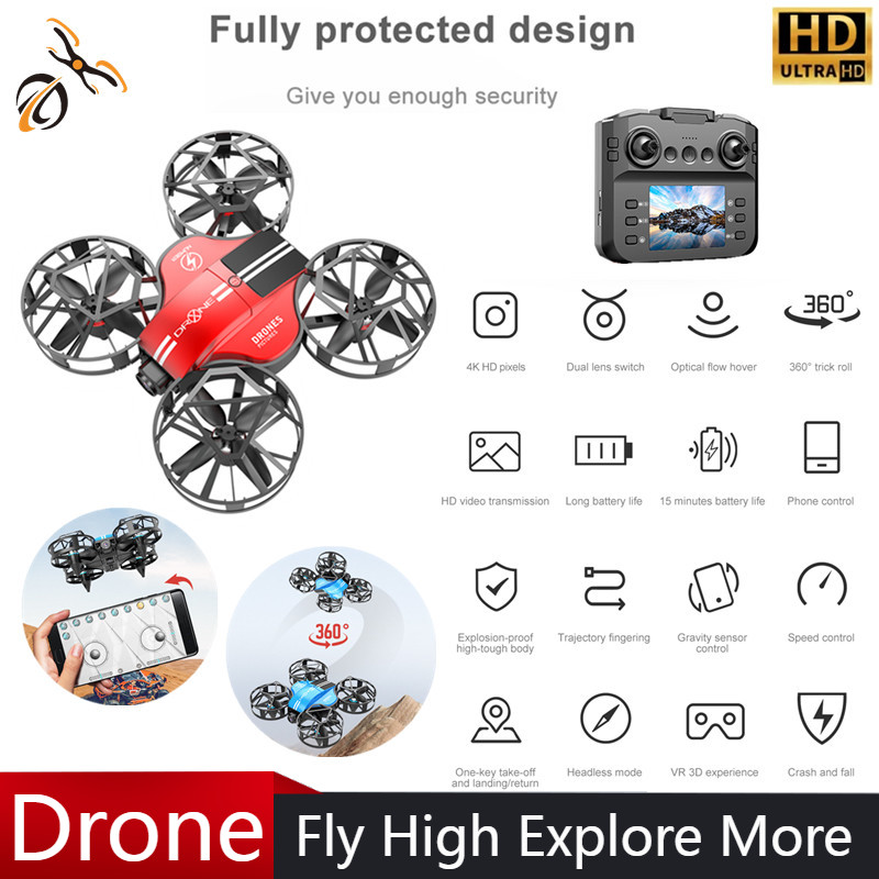 Rc Helicopter Case - YENI Mini Drone 812PRO meslek HD