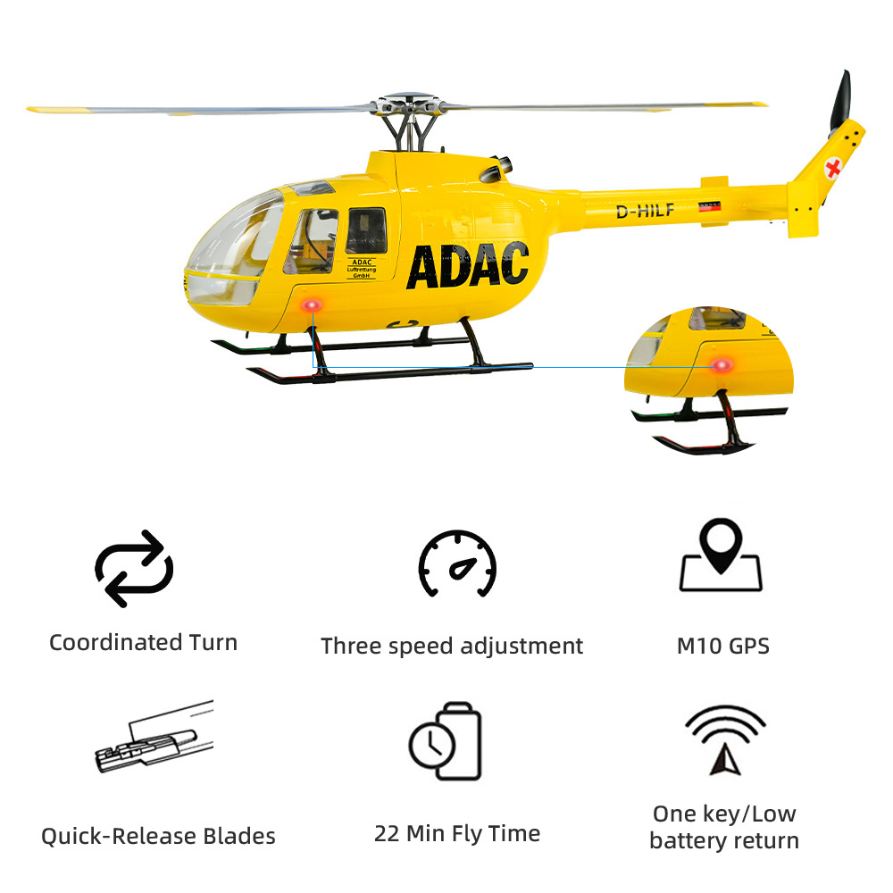 FLY WING BO105 Ölçekli Helikop - Rc Helicopter Electric incelemesi ve fiyatı