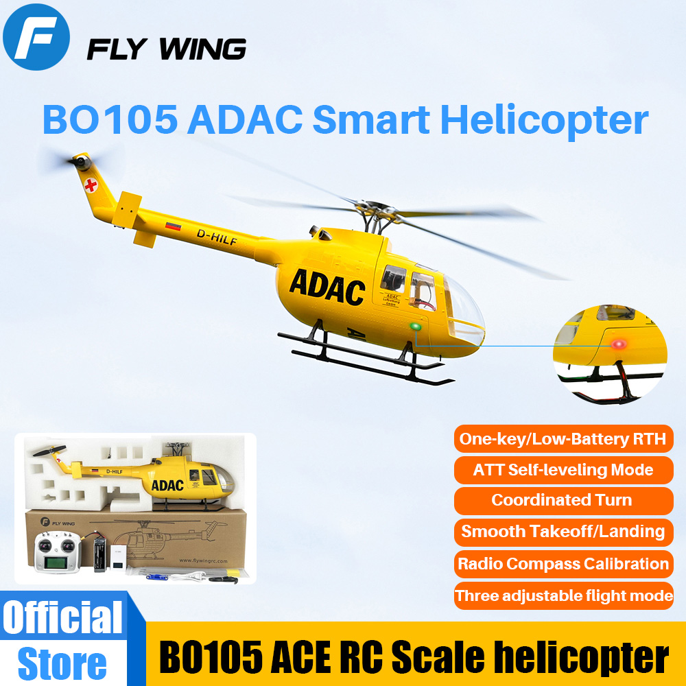 FLY WING BO105 Ölçekli Helikop - Rc Helicopter Electric incelemesi ve fiyatı
