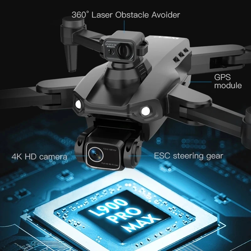 L900 Pro MAX GPS Drone 4K Prof - Rc Helicopter Electric incelemesi ve fiyatı