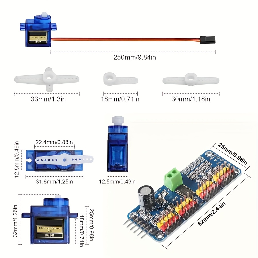 5 adet SG90 9G Servo Motor + 1 - Rc Helicopter Motor incelemesi ve fiyatı