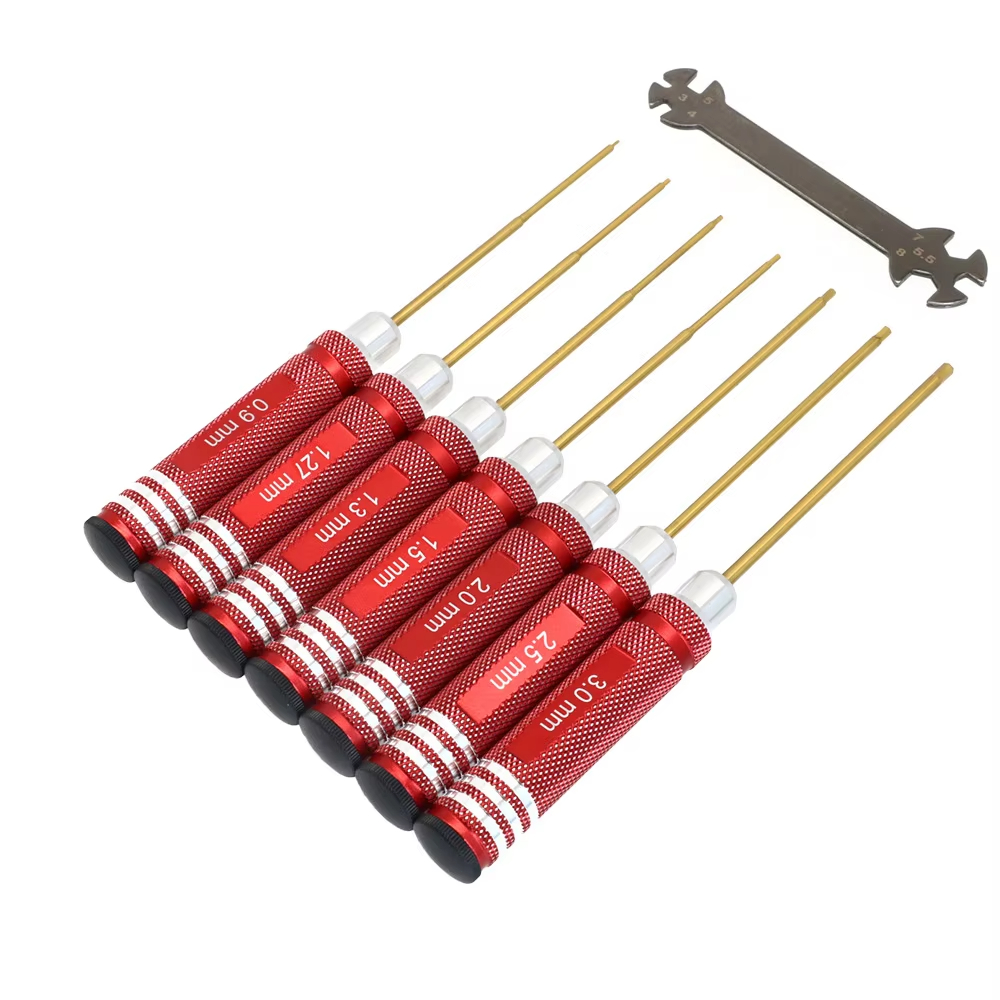 7 Parça Titanyum Kaplama Alyan - Rc Helicopter Tool Kit incelemesi ve fiyatı