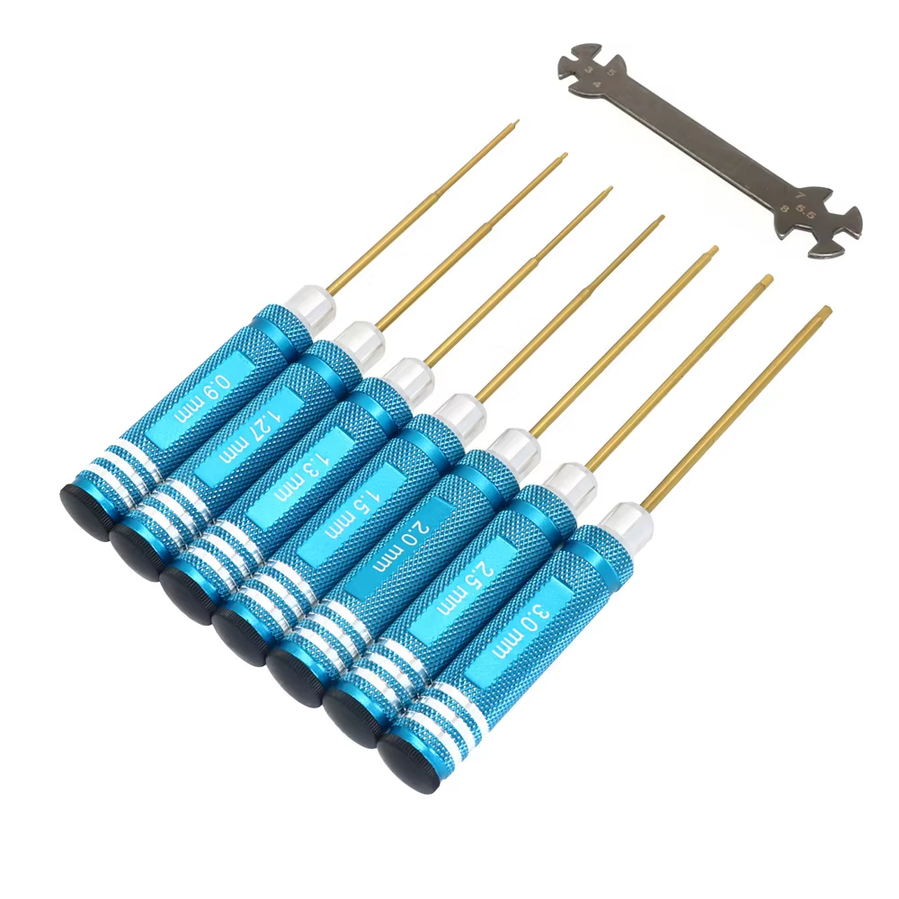7 Parça Titanyum Kaplama Alyan - Rc Helicopter Tool Kit incelemesi ve fiyatı