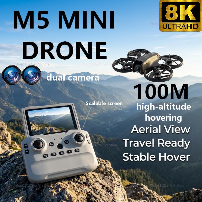 2026 Yeni M5 Mini Drone 8K HD  - Rc Helicopter Electric incelemesi ve fiyatı