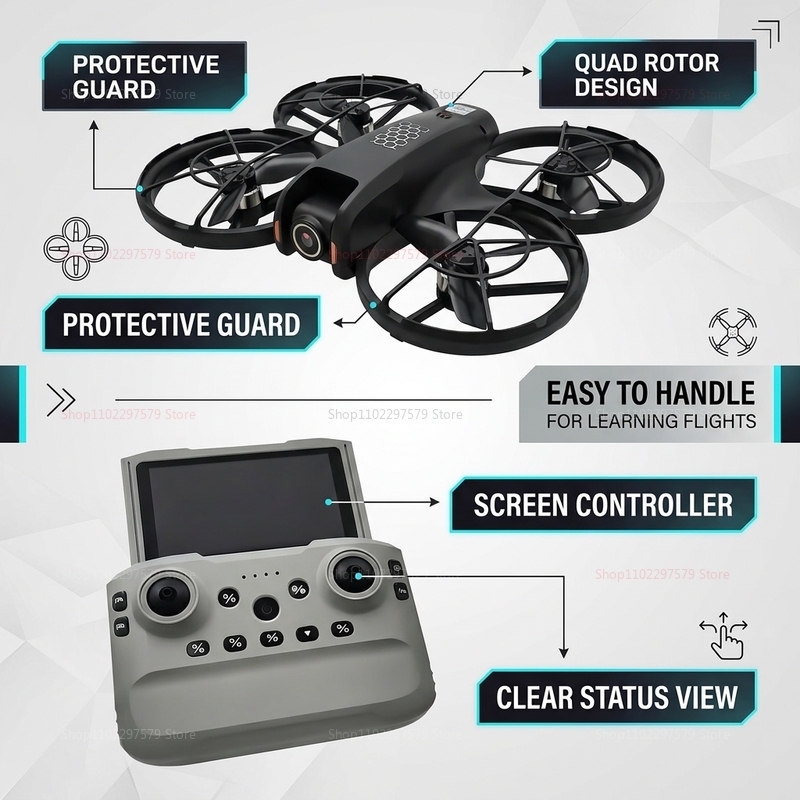 2026 Yeni M5 Mini Drone 8K HD  - Rc Helicopter Electric incelemesi ve fiyatı