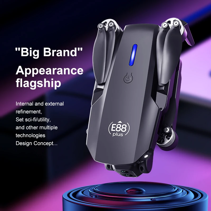 Yeni E88 Plus Quadcopter Drone - Rc Helicopter Case incelemesi ve fiyatı