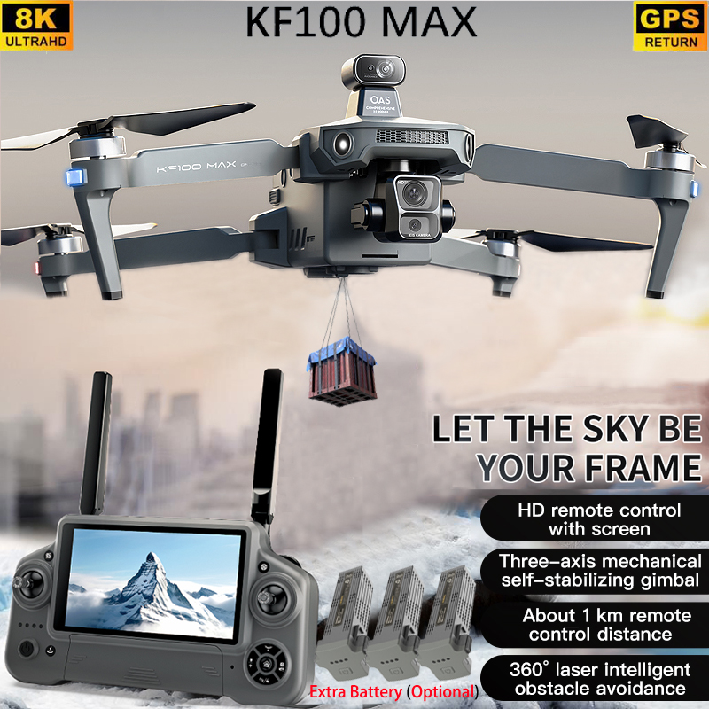 KF100 MAX GPS Drone 4K Kamera  - Rc Helicopter Electric incelemesi ve fiyatı